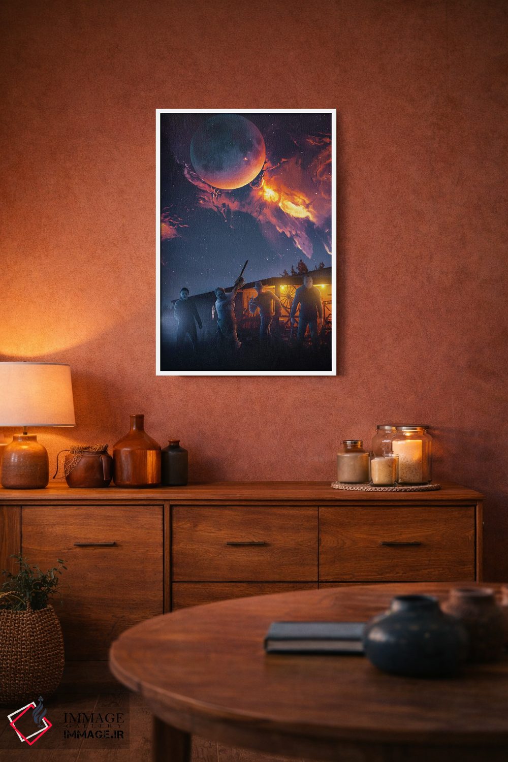 تابلو دکوراتیو طایفه وحشت اثر ماریشا بکر - D3W