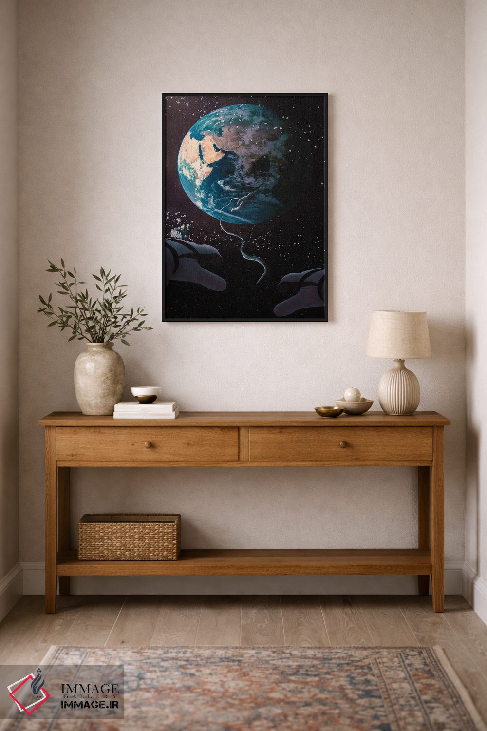 تابلو دکوراتیو جاذبه اثر ماریشا بکر - D2B