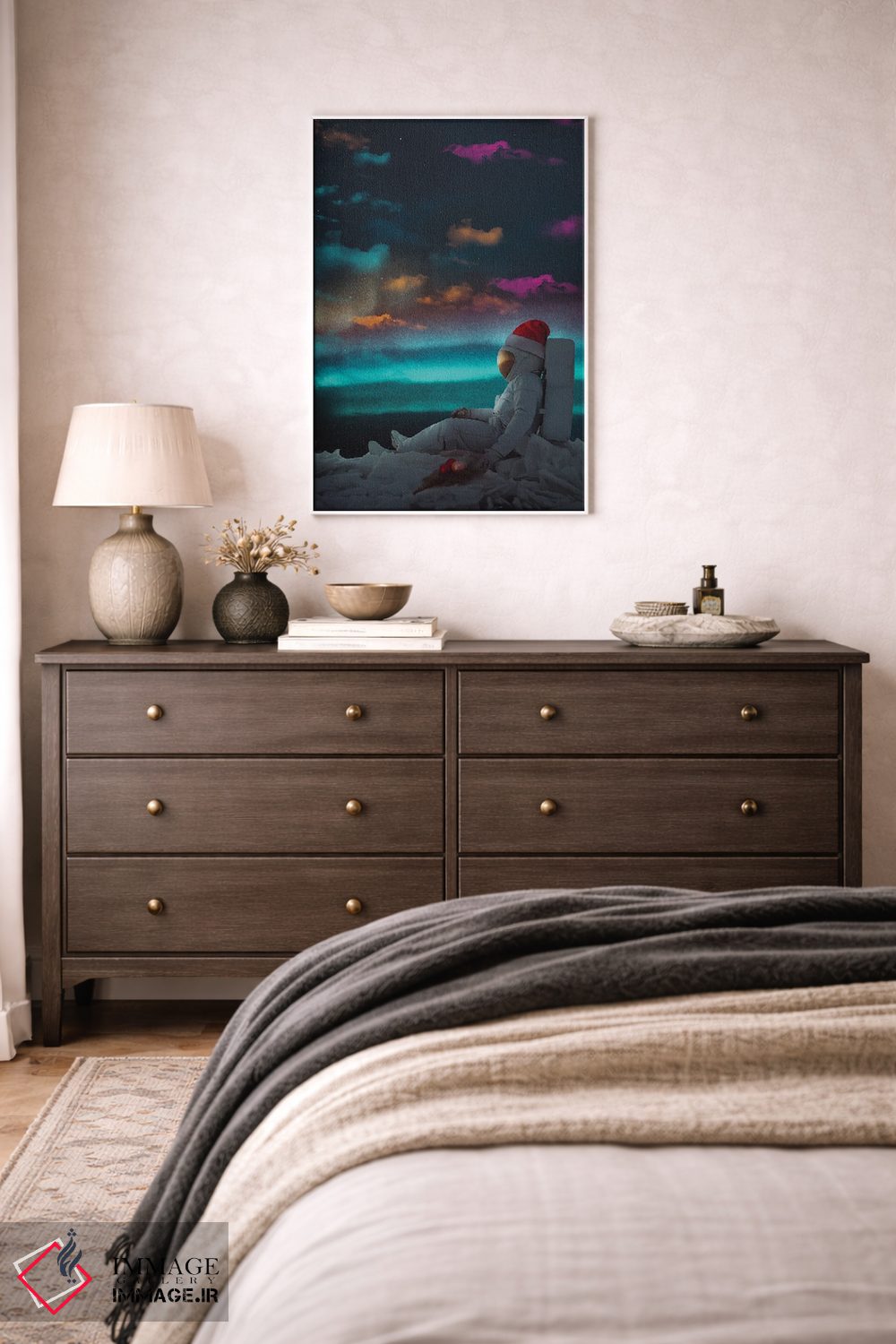 تابلو دکوراتیو کریسمس فضایی اثر ماریشا بکر - D2W