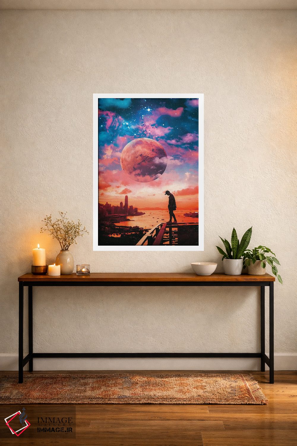 تابلو دکوراتیو تنها اثر ماریشا بکر - D2W