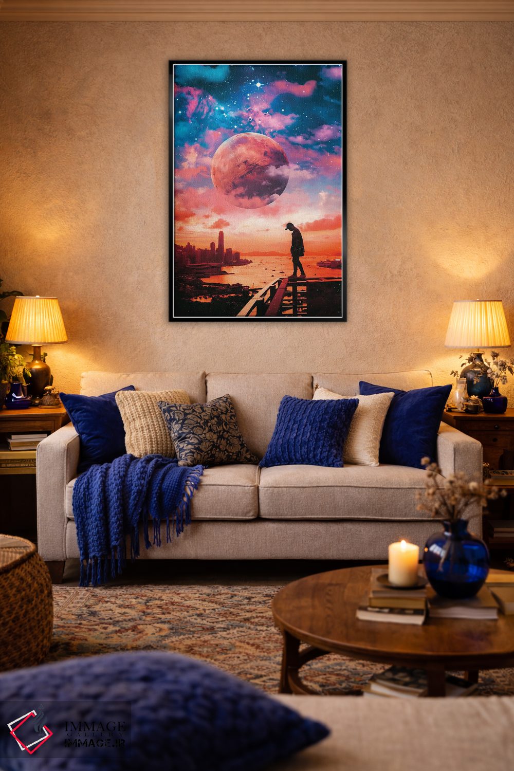 تابلو دکوراتیو تنها اثر ماریشا بکر - D5B