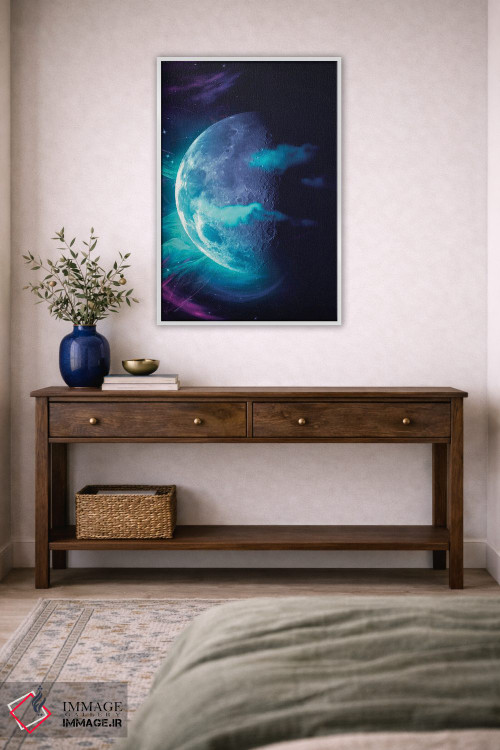 تابلو دکوراتیو ماه اثر ماریشا بکر - D4W