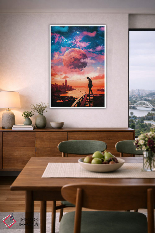 تابلو دکوراتیو تنها اثر ماریشا بکر - D6W