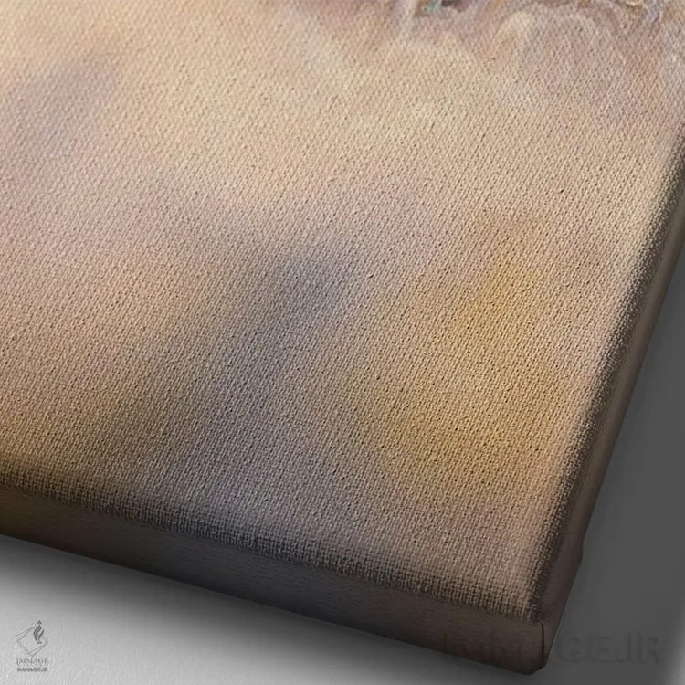 تابلو دکوراتیو بهشت اثر ماریشا بکر - نمای نزدیک بافت بوم