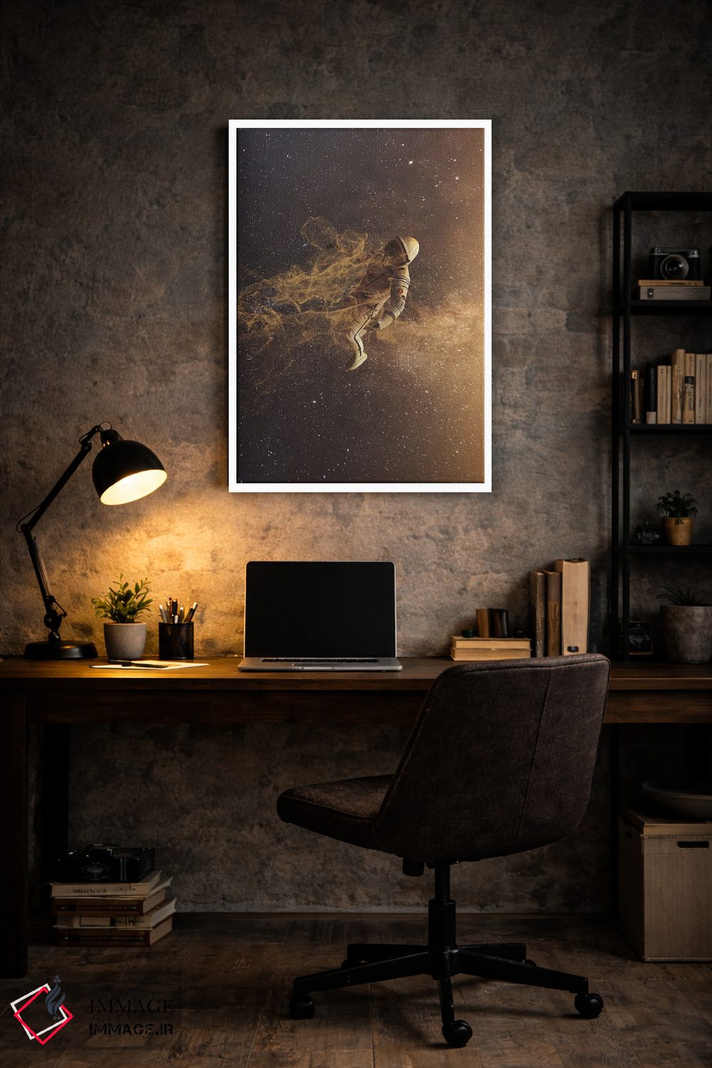 تابلو دکوراتیو گمشده در فضا اثر ماریشا بکر - D6W