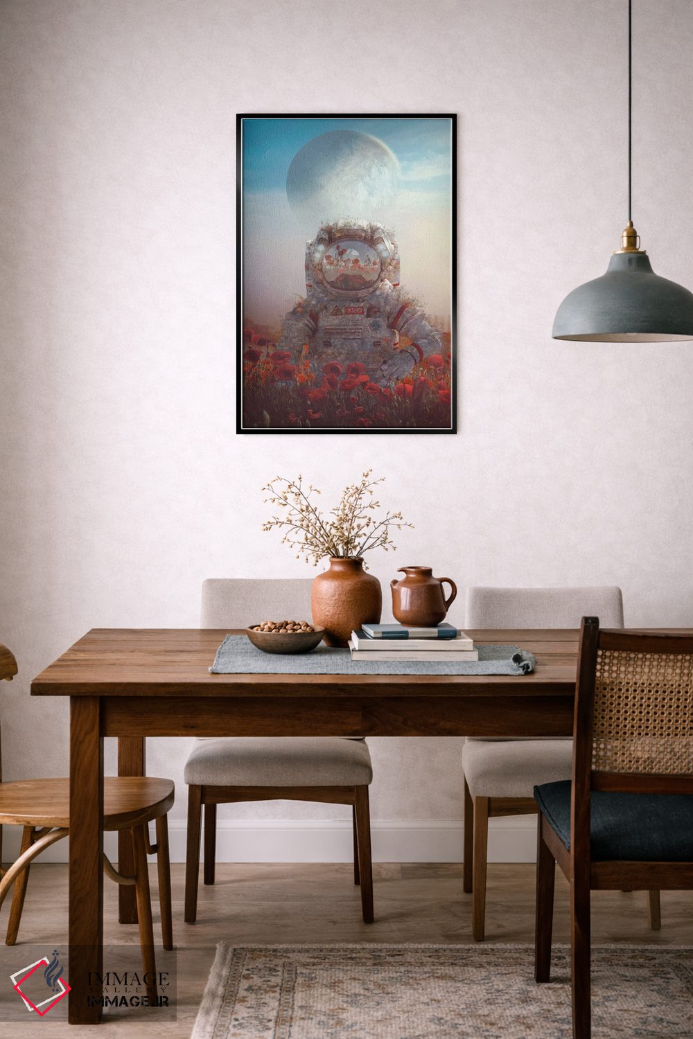 تابلو دکوراتیو دنیای نو اثر ماریشا بکر - D6B