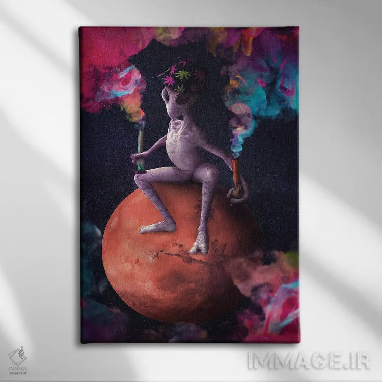 تابلو دکوراتیو شیرین ترین طعم اثر ماریشا بکر - نمای روبهرو روی دیوار