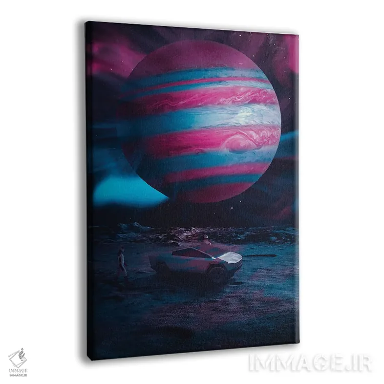 تابلو دکوراتیو تسلا اثر ماریشا بکر - نمای پرسپکتیو محصول