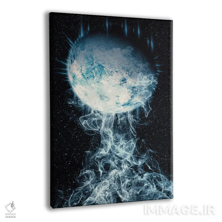 تابلو دکوراتیو کره اثر ماریشا بکر - نمای پرسپکتیو محصول