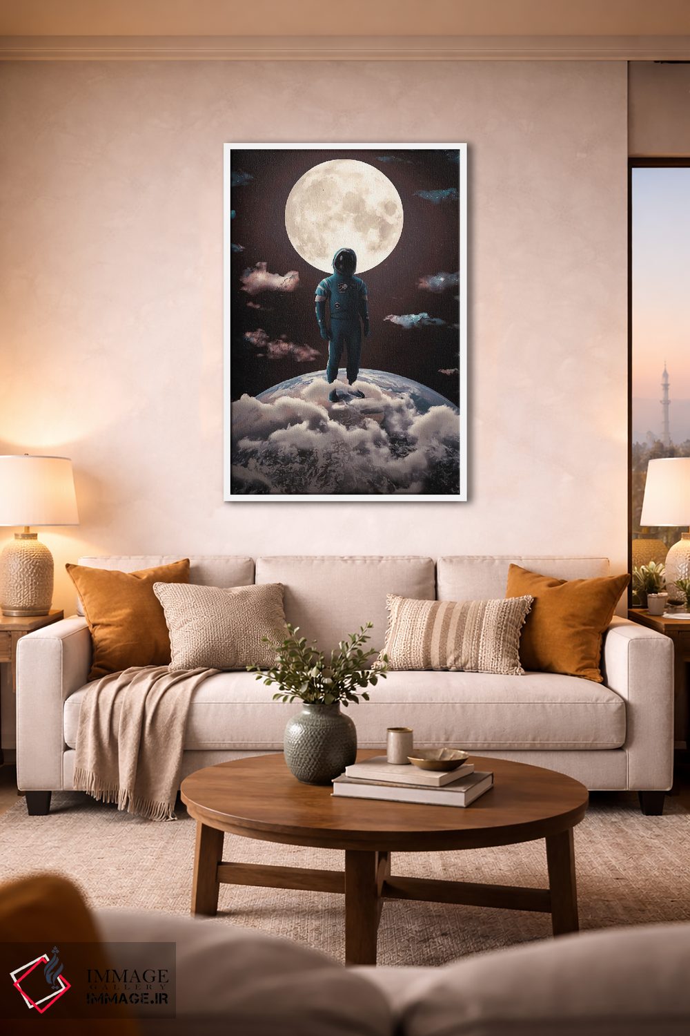 تابلو دکوراتیو مهتاب اثر ماریشا بکر - D1W