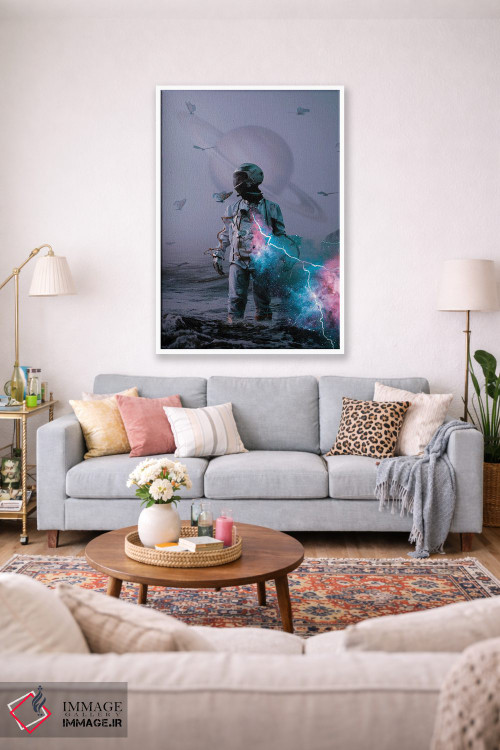 تابلو دکوراتیو همدستی فضایی اثر ماریشا بکر - D1W