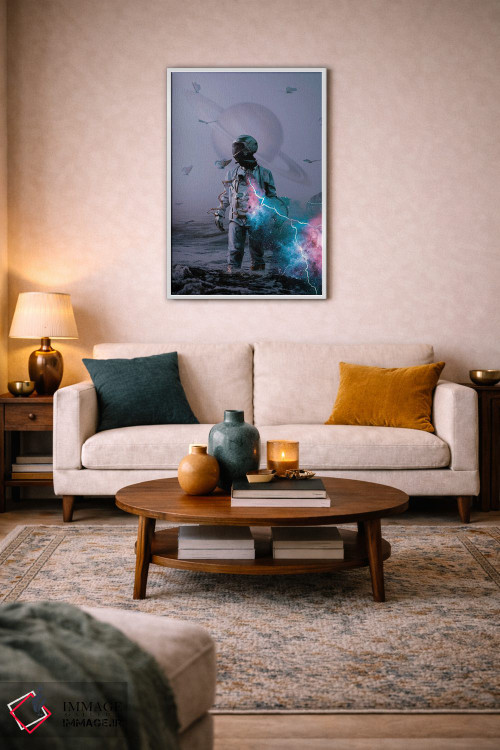 تابلو دکوراتیو همدستی فضایی اثر ماریشا بکر - D3W