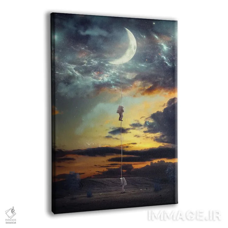 تابلو دکوراتیو صعود ۲ اثر ماریشا بکر - نمای پرسپکتیو محصول