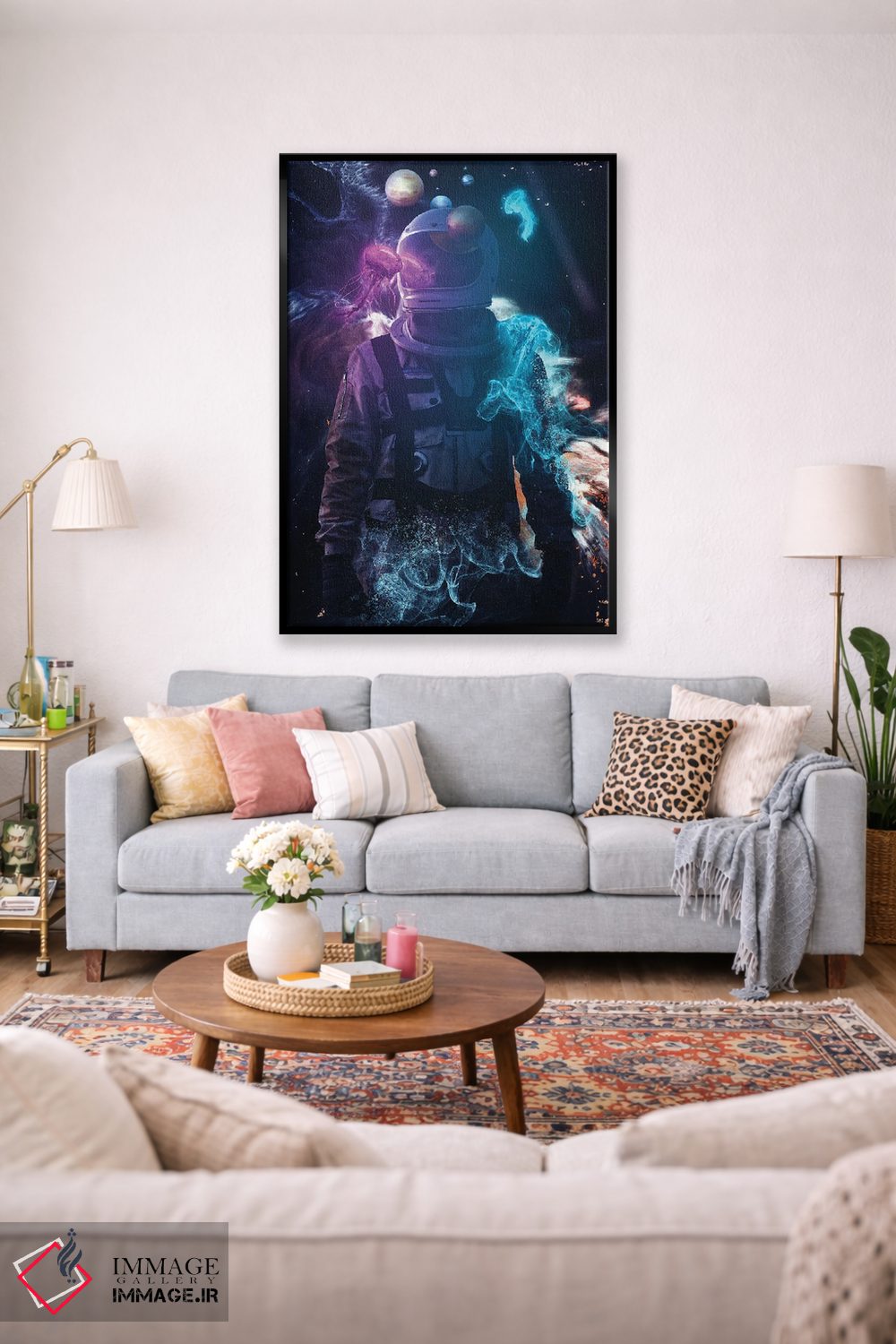 تابلو دکوراتیو جهان فضایی اثر ماریشا بکر - D1B