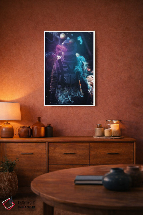 تابلو دکوراتیو جهان فضایی اثر ماریشا بکر - D3W