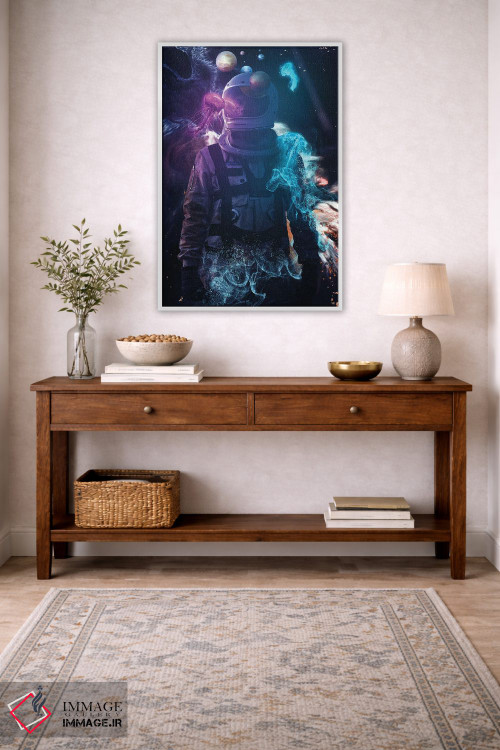 تابلو دکوراتیو جهان فضایی اثر ماریشا بکر - D2W