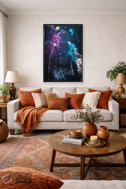 تابلو دکوراتیو جهان فضایی اثر ماریشا بکر - D4B