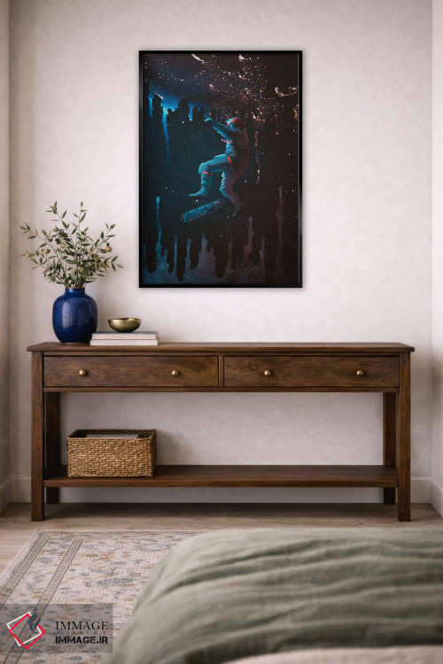 تابلو دکوراتیو اسکیت فضایی اثر ماریشا بکر - D4B