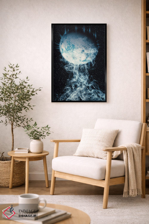 تابلو دکوراتیو کره اثر ماریشا بکر - D2B