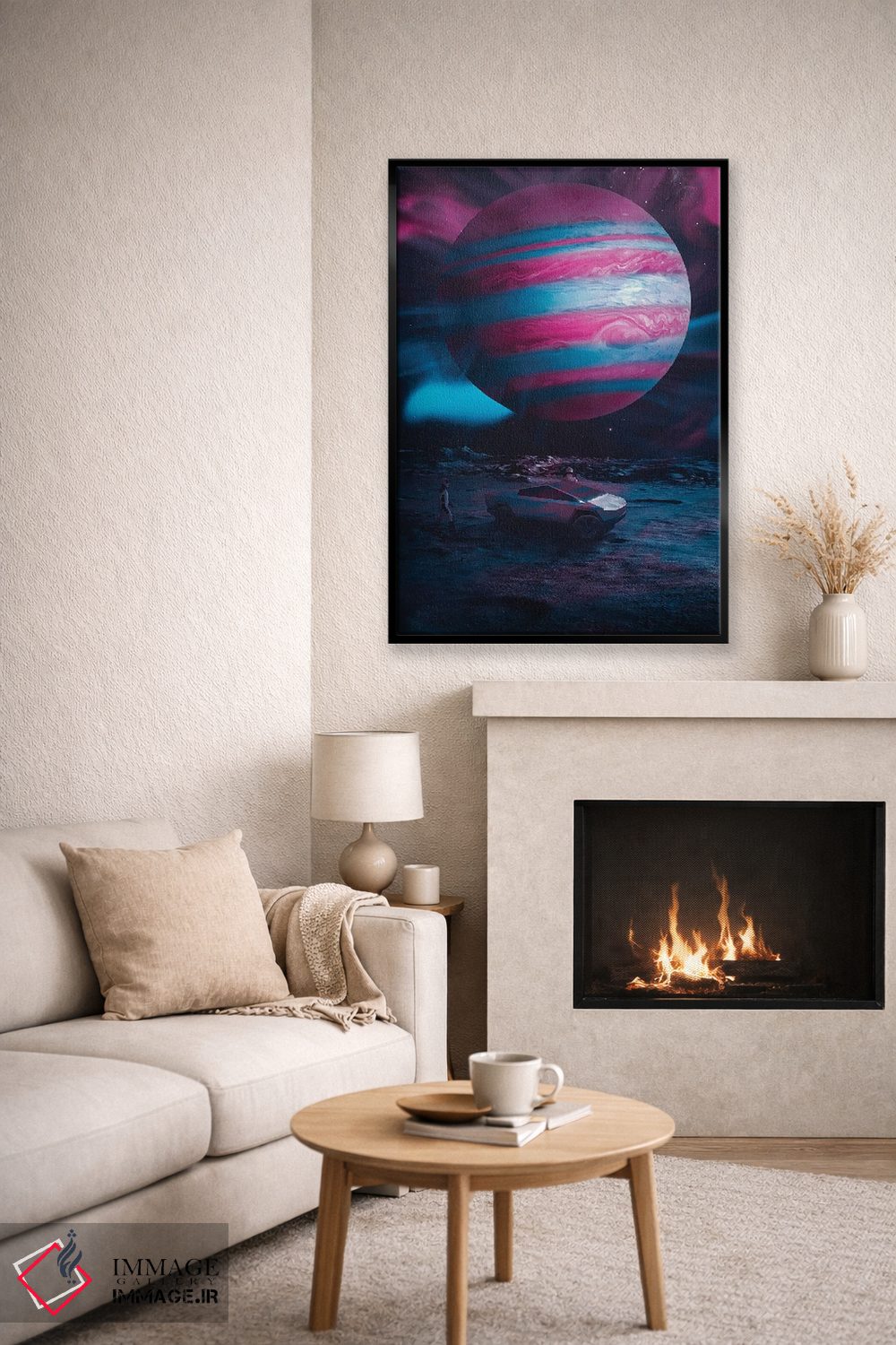 تابلو دکوراتیو تسلا اثر ماریشا بکر - D6B