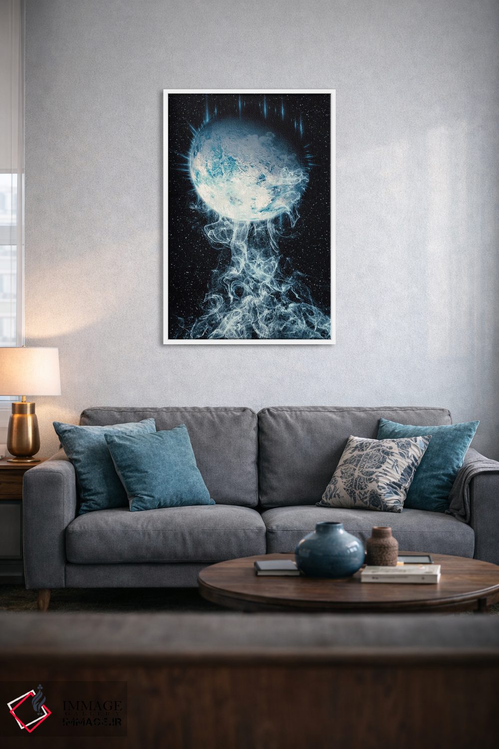 تابلو دکوراتیو کره اثر ماریشا بکر - D4W