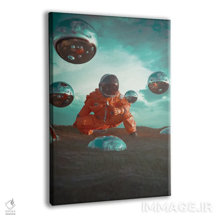 تابلو دکوراتیو انعکاس ها اثر ماریشا بکر - نمای پرسپکتیو محصول