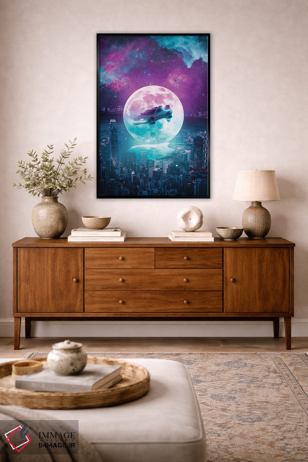 تابلو دکوراتیو بازگشت به آینده اثر ماریشا بکر - D4B