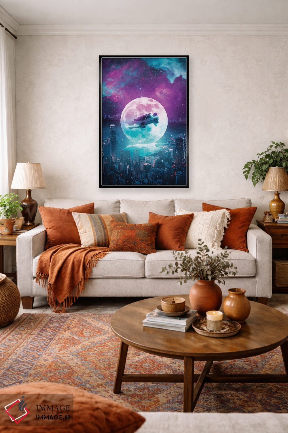 تابلو دکوراتیو بازگشت به آینده اثر ماریشا بکر - D3B