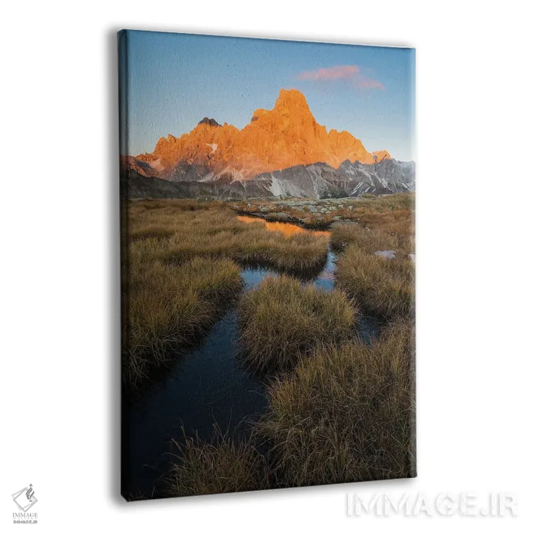 تابلو دکوراتیو دولومیت ها اثر مائورو باتیستلی - نمای پرسپکتیو محصول