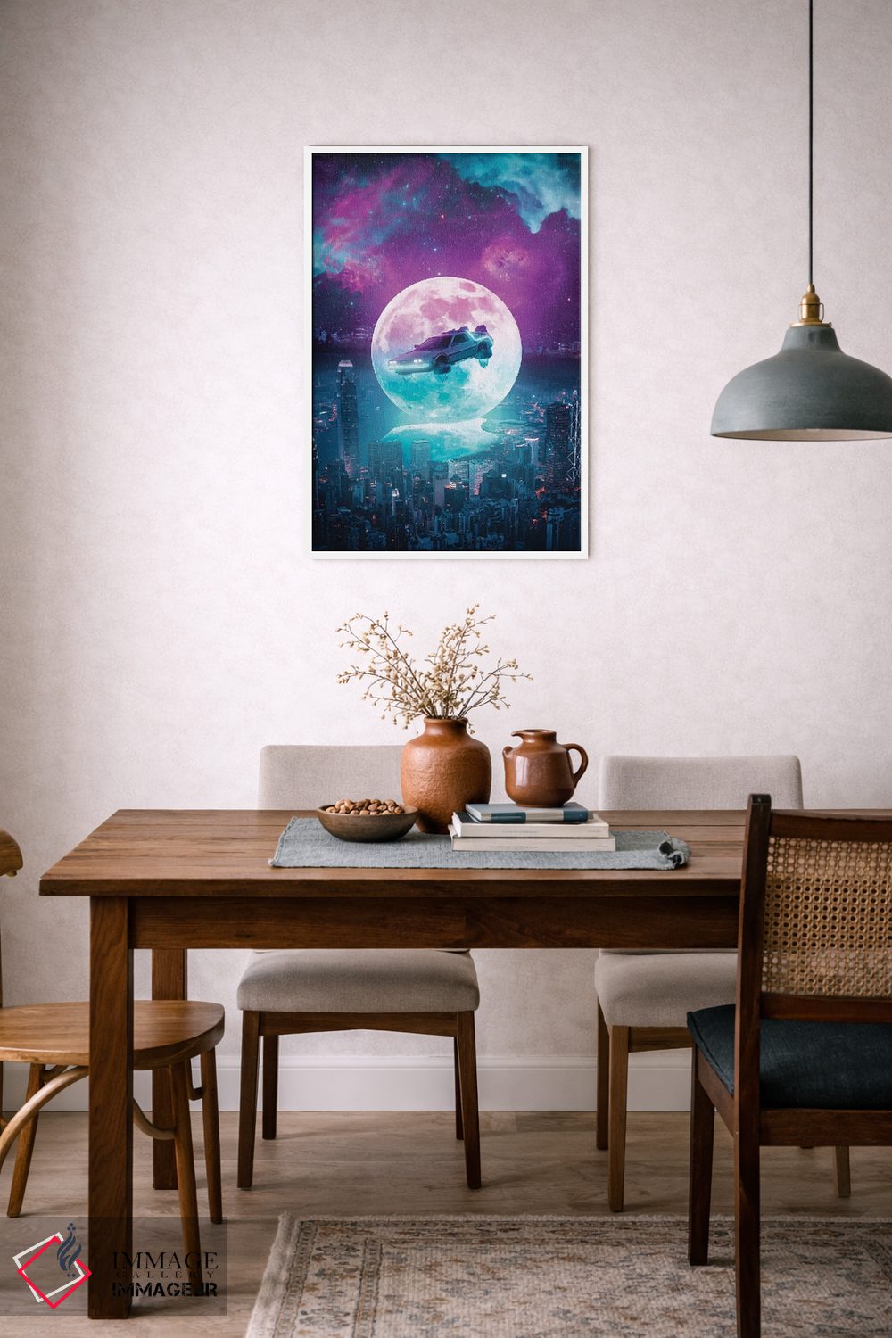 تابلو دکوراتیو بازگشت به آینده اثر ماریشا بکر - D6W