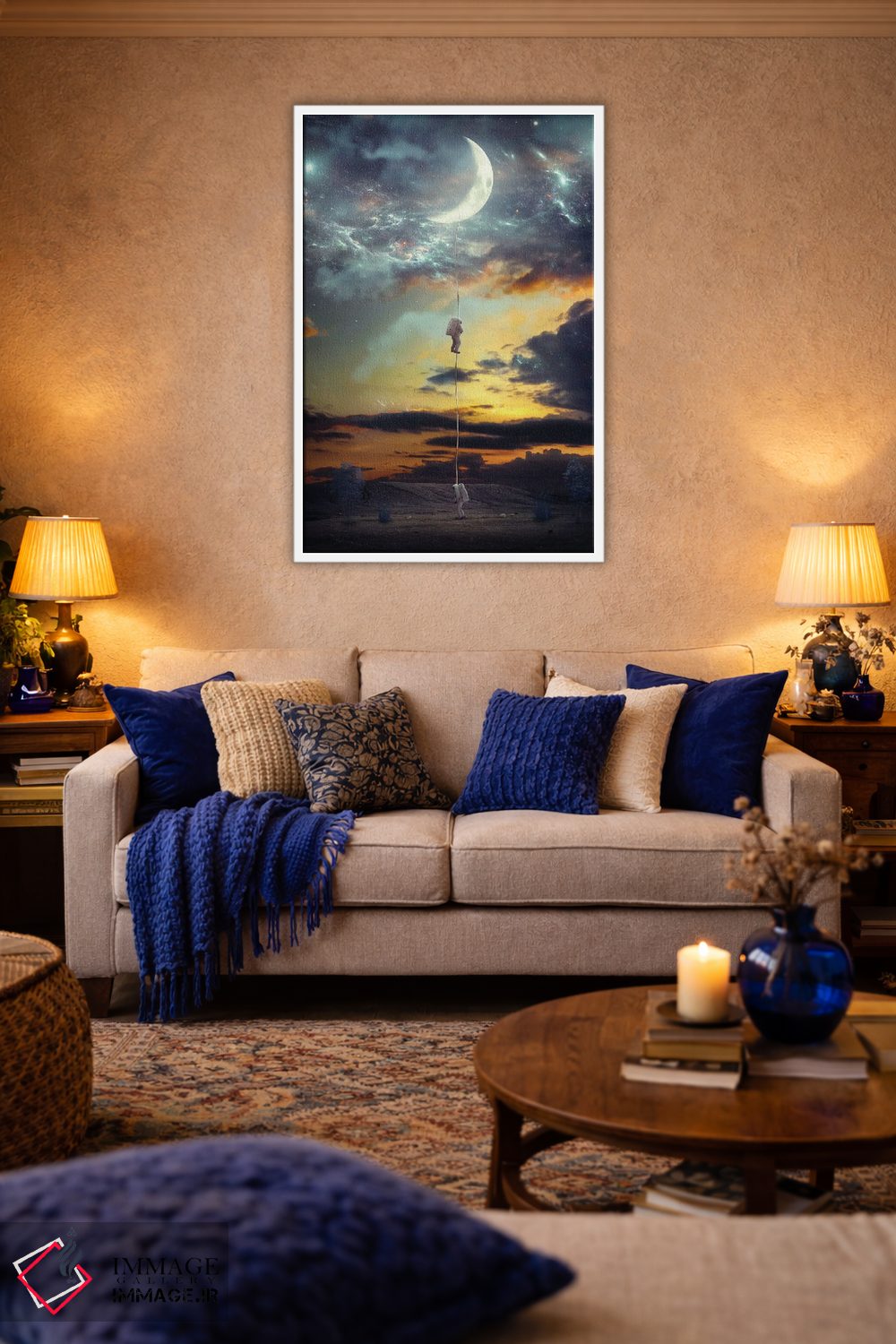 تابلو دکوراتیو صعود ۲ اثر ماریشا بکر - D5W