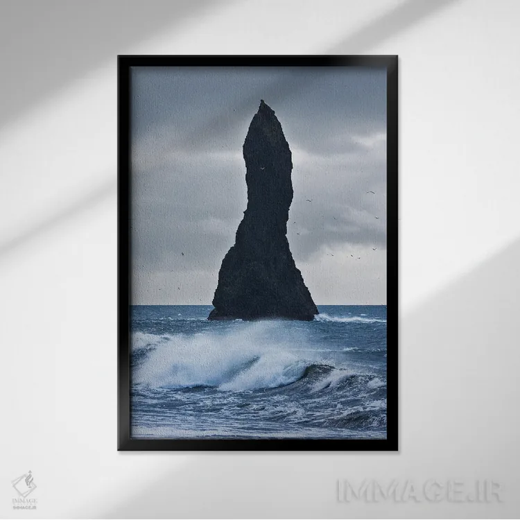 تابلو دکوراتیو ویک اثر مائورو باتیستلی - نمای قابدار مشکی