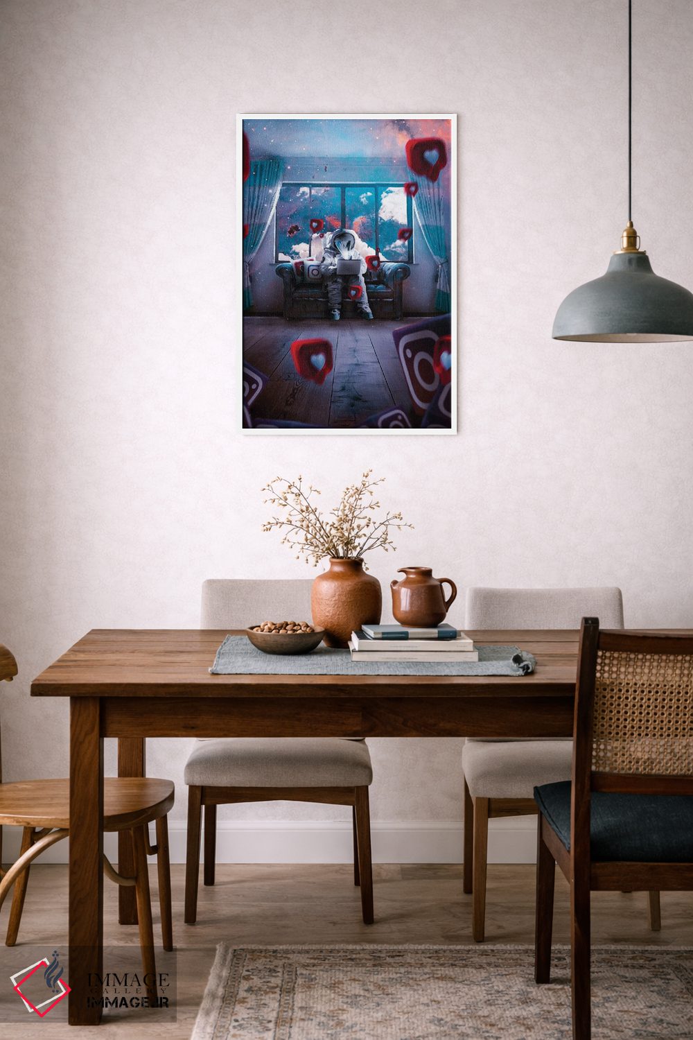 تابلو دکوراتیو فضانوردان بیش از حد ۲ اثر ماریشا بکر - D6W