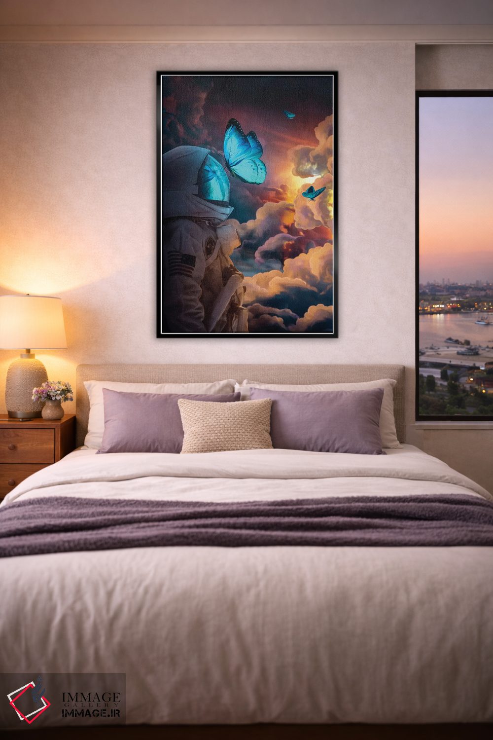 تابلو دکوراتیو پروانه اجتماعی اثر ماریشا بکر - D6B