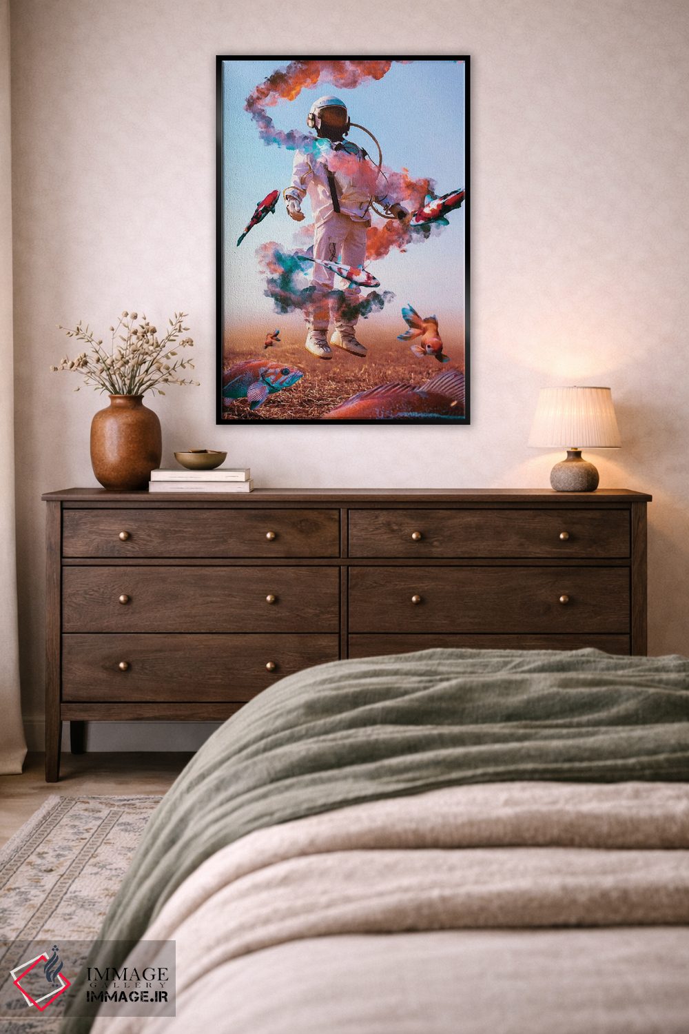 تابلو دکوراتیو فضانوردان بیش از حد اثر ماریشا بکر - D4B