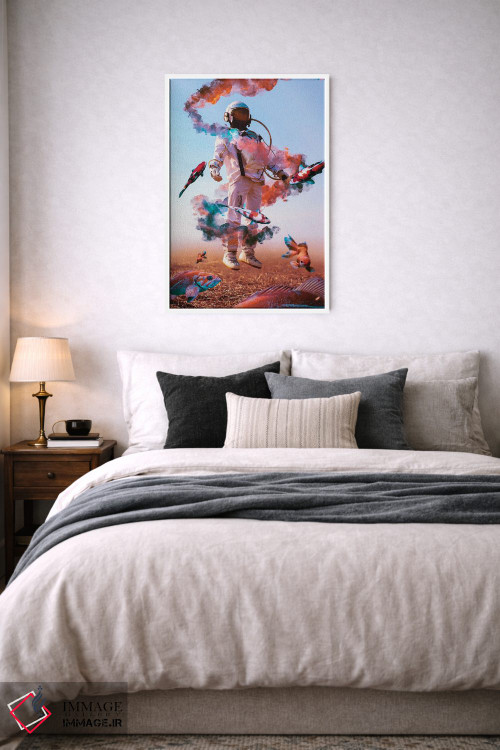 تابلو دکوراتیو فضانوردان بیش از حد اثر ماریشا بکر - D5W