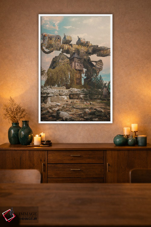 تابلو دکوراتیو ماشین جنگی اثر ماریشا بکر - D1W