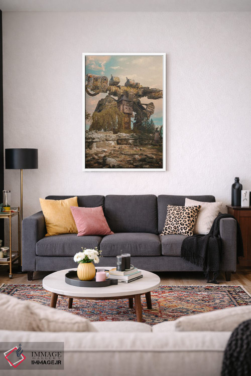 تابلو دکوراتیو ماشین جنگی اثر ماریشا بکر - D3W