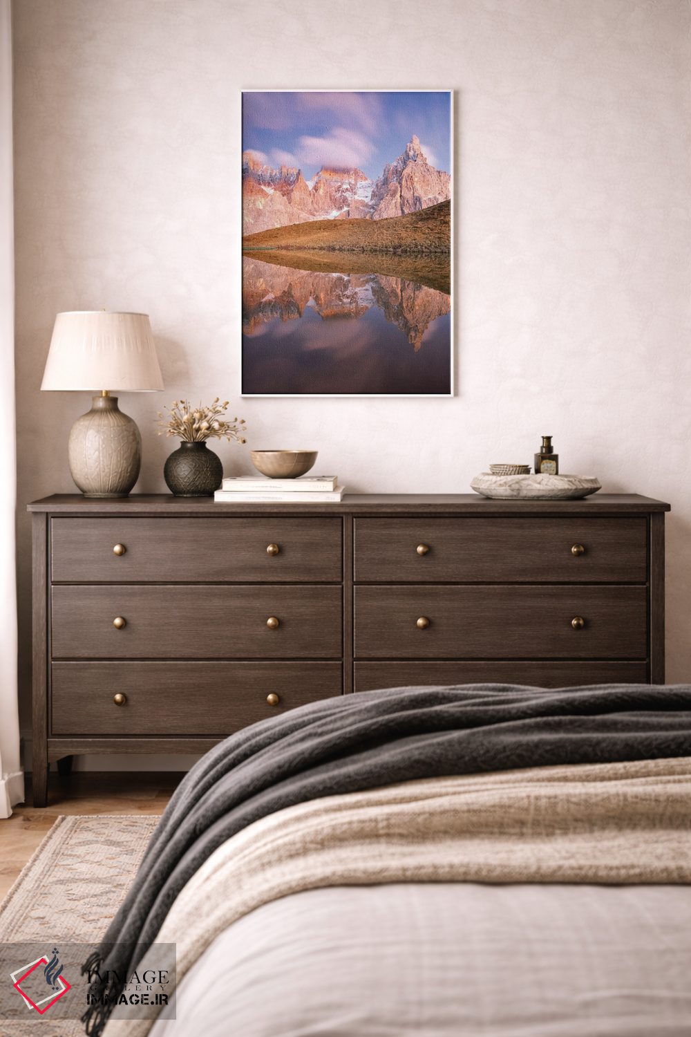 تابلو دکوراتیو بازتاب دولومیت اثر مائورو باتیستلی - D2W