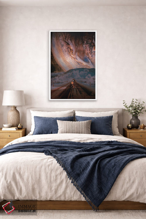 تابلو دکوراتیو سرگردان اثر ماریشا بکر - D5W