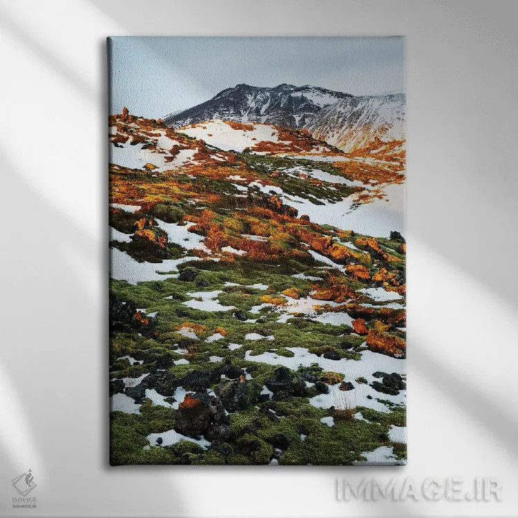 تابلو دکوراتیو آخرین پرتوها اثر مائورو باتیستلی - نمای روبهرو روی دیوار