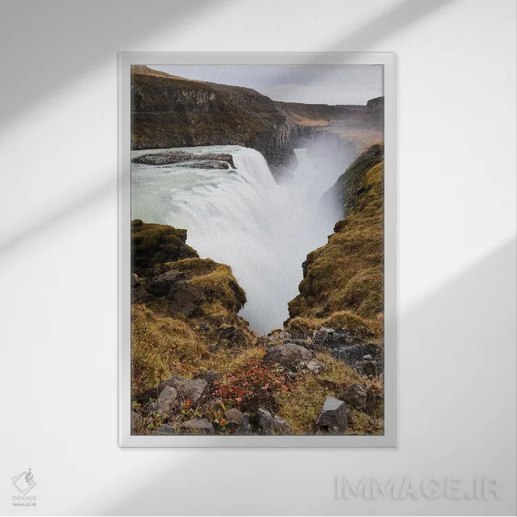 تابلو دکوراتیو گول فوس اثر مائورو باتیستلی - نمای قابدار سفید