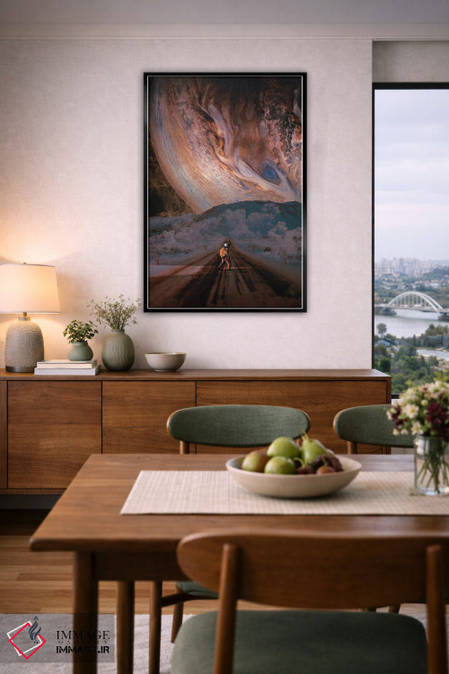 تابلو دکوراتیو سرگردان اثر ماریشا بکر - D6B