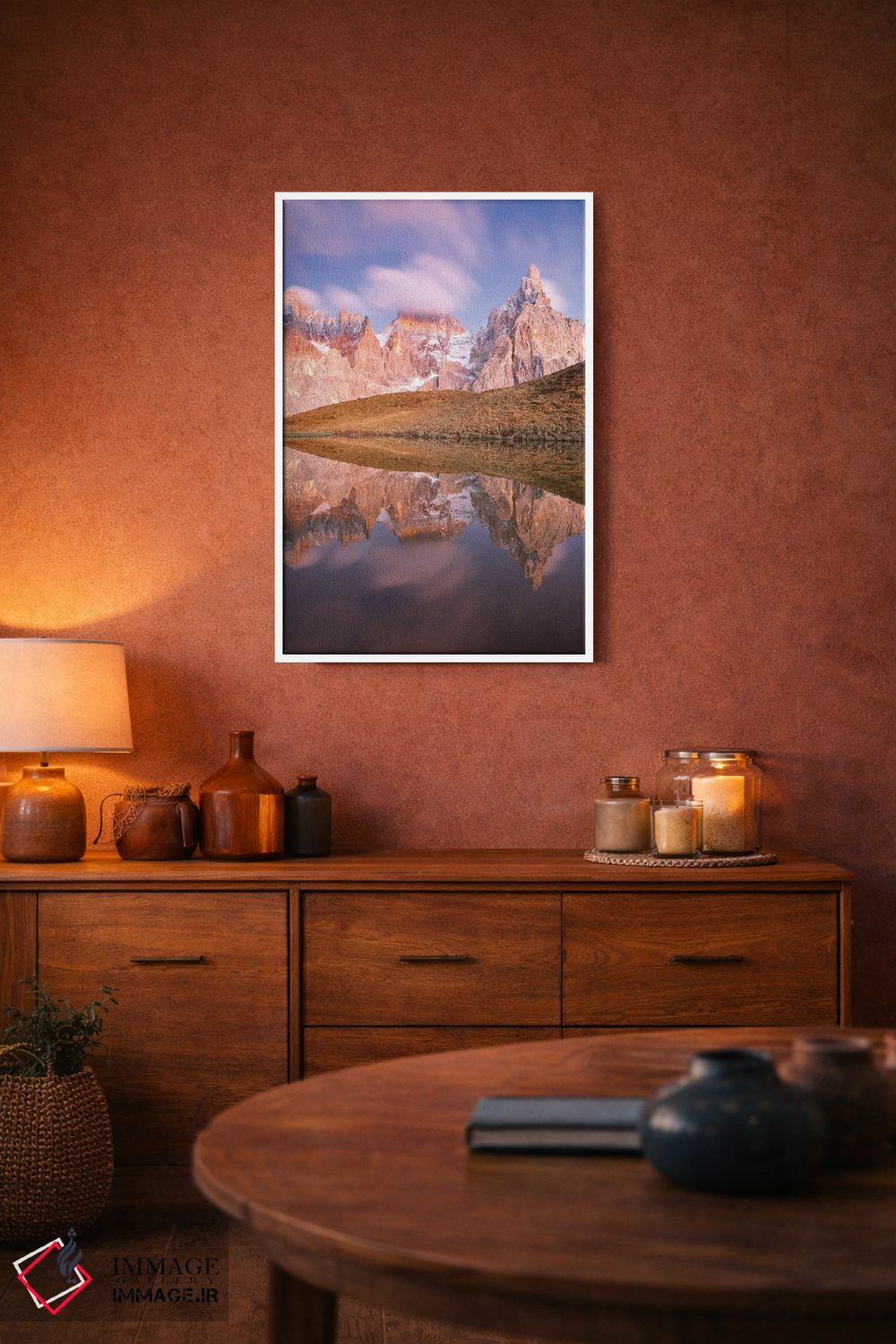 تابلو دکوراتیو بازتاب دولومیت اثر مائورو باتیستلی - D4W