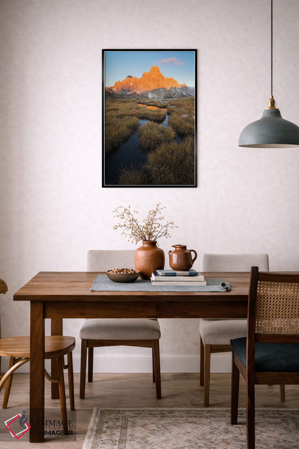 تابلو دکوراتیو دولومیت ها اثر مائورو باتیستلی - D6B