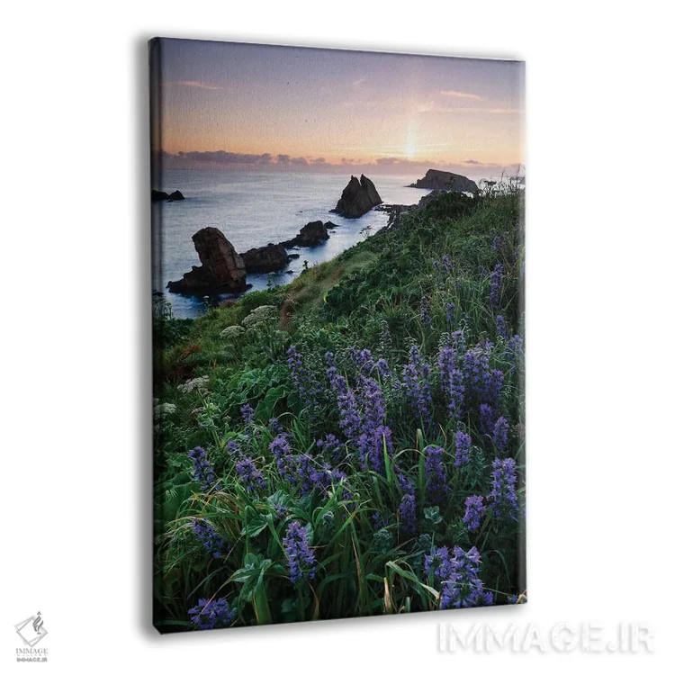 تابلو دکوراتیو طلوع شکوفا اثر مائورو باتیستلی - نمای پرسپکتیو محصول