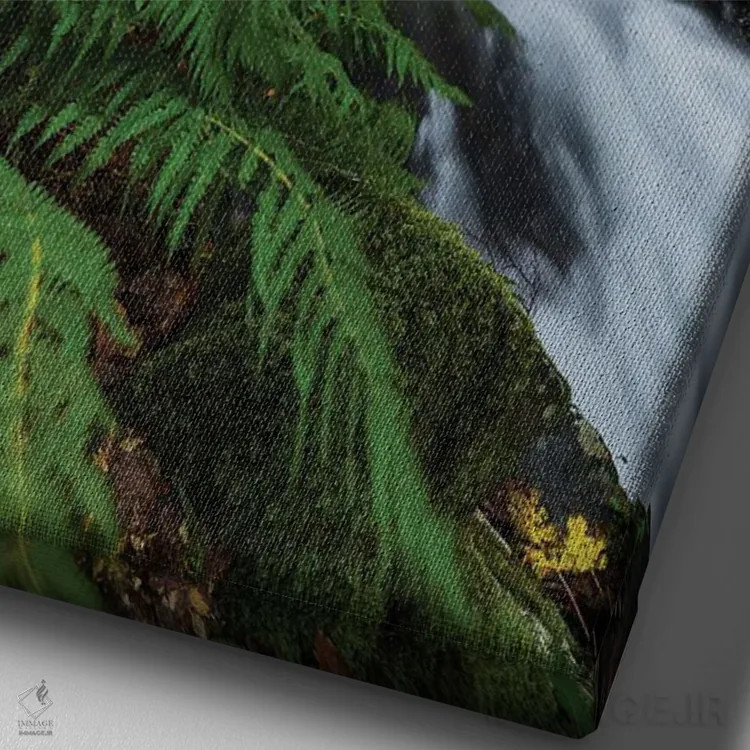 تابلو دکوراتیو کشف کردن اثر مائورو باتیستلی - نمای نزدیک بافت بوم