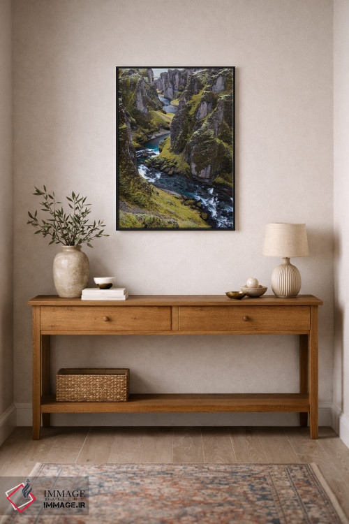 تابلو دکوراتیو منظره دره اثر مائورو باتیستلی - D2B
