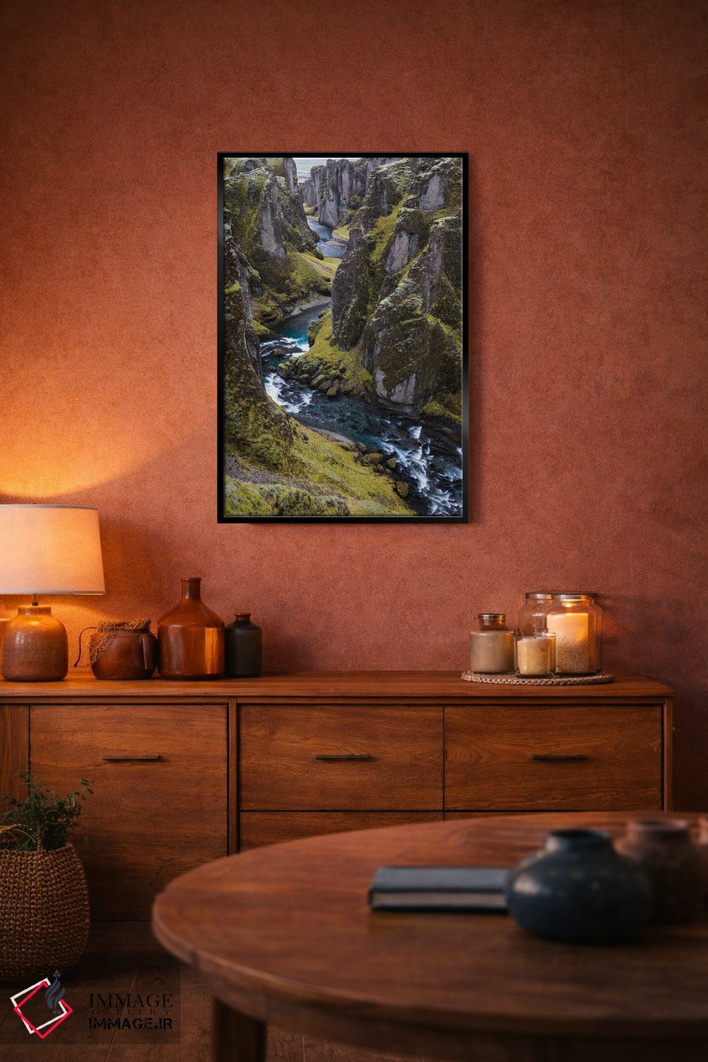 تابلو دکوراتیو منظره دره اثر مائورو باتیستلی - D4B