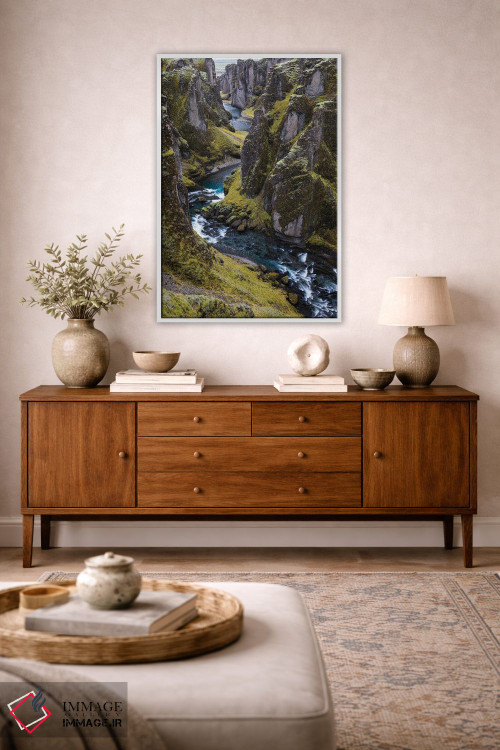 تابلو دکوراتیو منظره دره اثر مائورو باتیستلی - D3W